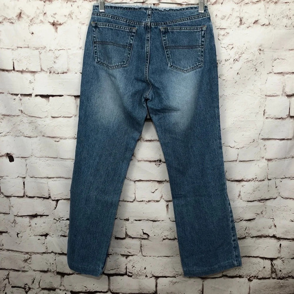Vintage Tommy Jeans Frayed WB‎ Hipster Flare Jeans - Picture 6 of 8